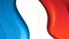 France abstract Flags minimalistic digital art flag of France