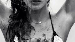 France close-up May wet Beaches outdoors brunettes models photo 