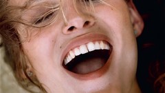 France close-up May wet Beaches outdoors smiling brunettes 