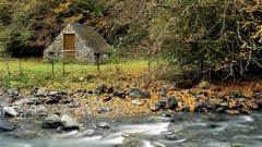 France cottage rocks architecture rivers