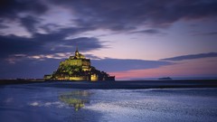 France dusk Normandie