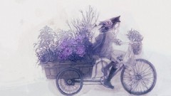 France illustrations morning