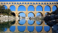 France rivers aquaduct Gard