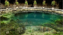 France ruins reflections cityscapes ponds artwork James Lapett