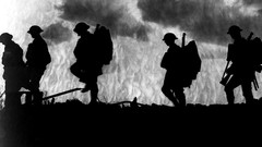 France soldiers monochrome historic