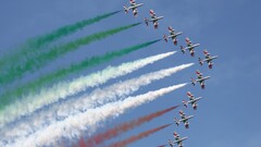 Frecce Tricolori Aermacchi MB 339 Italian Air Force Aircraft
