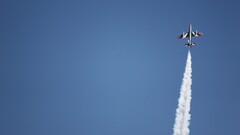 Frecce Tricolori Aermacchi MB 339 Italian Air Force contrails