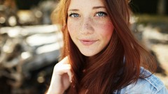 Freckles auburn hair