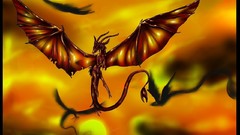 Freedom flight Dragons fantasy art