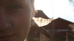 Freedom grass water feathers skies hippie