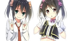 Freedom sky love white Anime project school live anime girls 