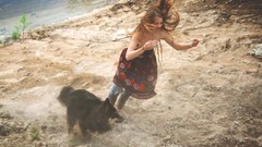 Freedom summer Dogs spring Beaches rivers