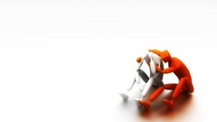 Friends red and white