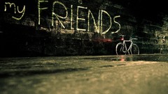 Friends urban streets