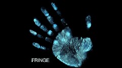 Fringe (TV series) handprints TV cyan
