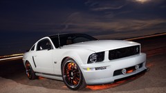 Front 2006 muscle cars Ford Mustang GT