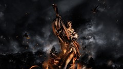 Front cemetery Angels and Demons