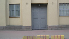Front door to former