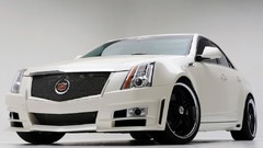 Front low-angle shot Cadillac CTS