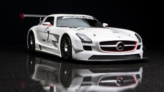 Front Mercedes-Benz studio Mercedes-Benz SLS AMG E-Cell