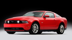 Front vehicles Ford mustang muscle cars Ford Mustang GT