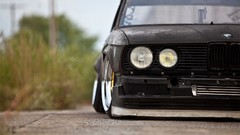 Front view headlights Rats classic cars BMW E28 Stance Works 