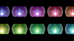 Frosted colors abstract