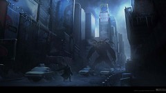Frozen horror cities digital art fantasy art
