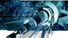 Frozen Industrial spirit abstract