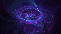 Frozen smoke abstract