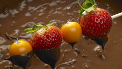 Fruits chocolate strawberries