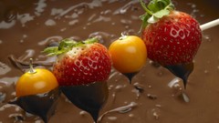 Fruits chocolate strawberries