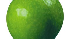 Fruits food apples white