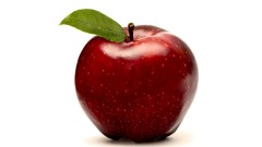 Fruits food apples white