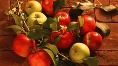 Fruits food Bricks apples