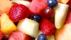 Fruits food grapes strawberries