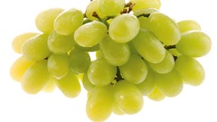 Fruits food grapes white