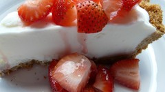 Fruits food pie strawberries