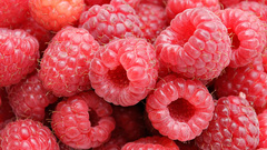 Fruits food raspberries