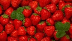 Fruits food strawberries