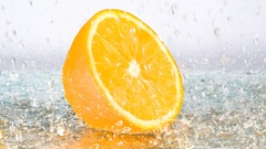 Fruits lemons white background