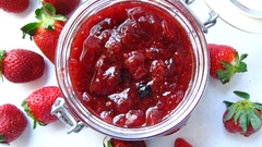 Fruits strawberries white background