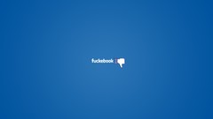 Fuck facebook minimalistic