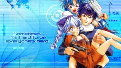 Full Metal Panic! anime girls chidori kaname Testarossa Tessa 