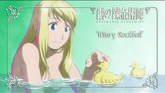Fullmetal alchemist rockbell winry