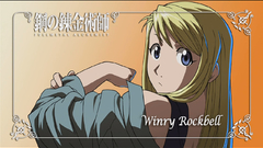 Fullmetal alchemist rockbell winry