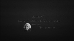 Funny Albert Einstein grayscale