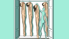 Funny alien minimalistic