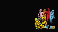 Funny alternative art pac-man