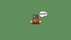 Funny angry Vikings minimalistic